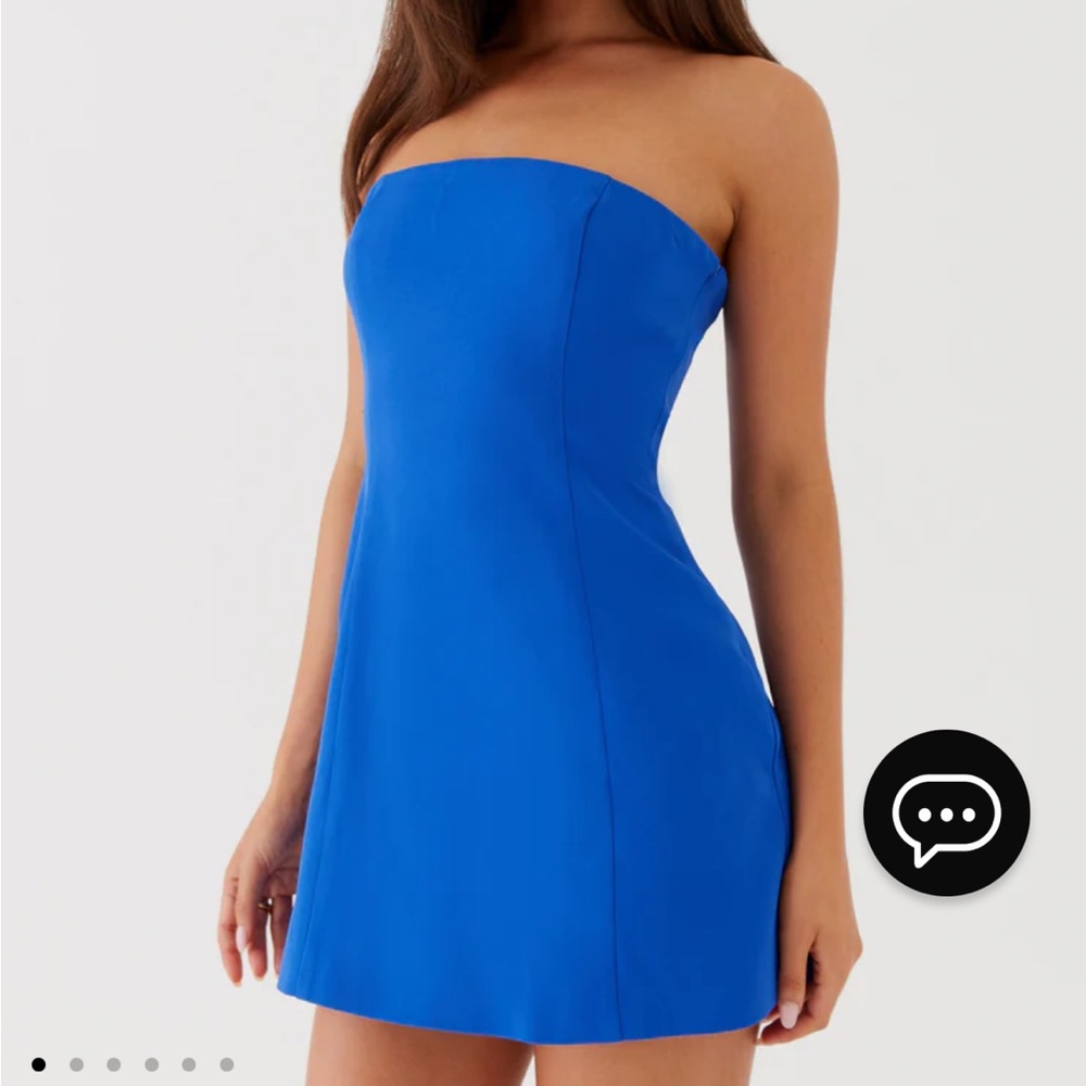 Peppermayo Ayanna strapless mini dress